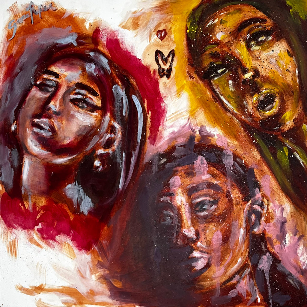 Ariana Grande Vol 1 --- Original Oil Painting by Sara Roper