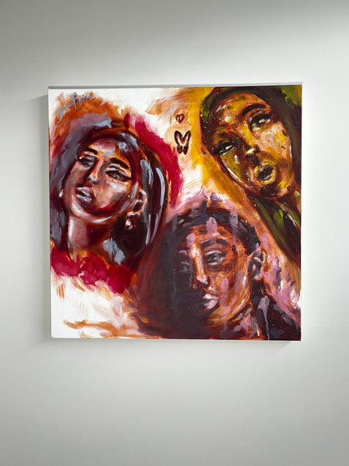 Ariana Grande Vol 1 --- Original Oil Painting by Sara Roper