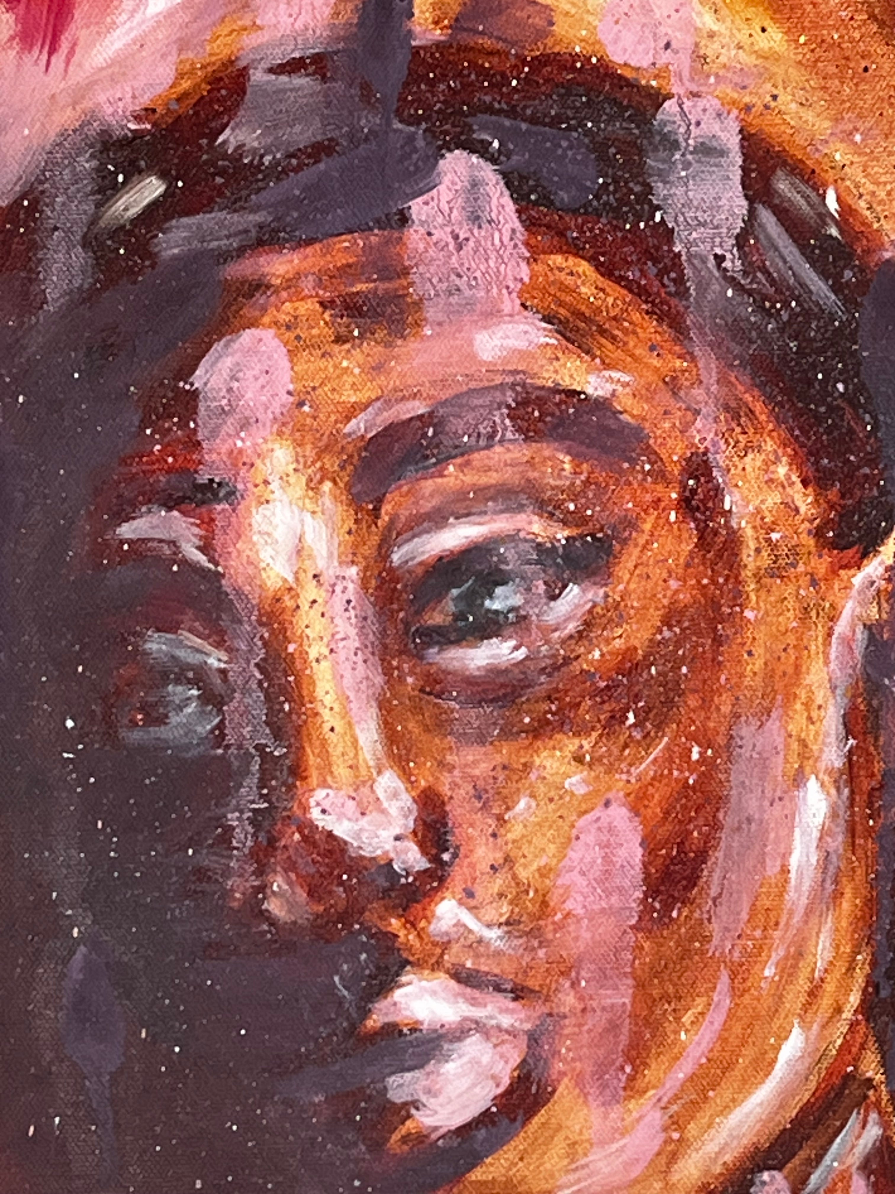 Ariana Grande Vol 1 --- Original Oil Painting by Sara Roper